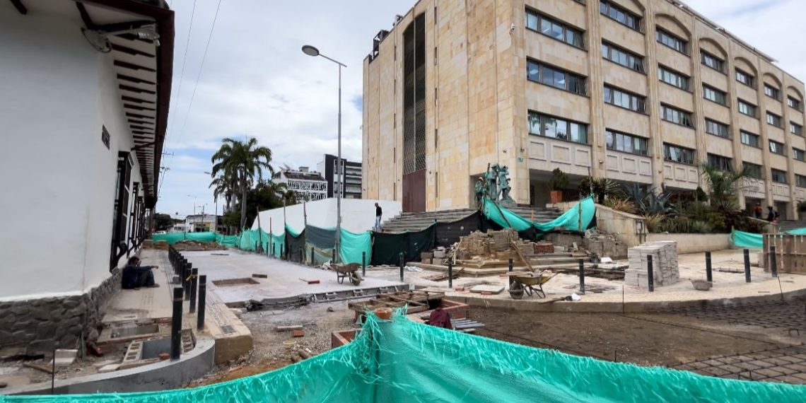 En 95% avanzan las obras del Plan Centro de Bucaramanga