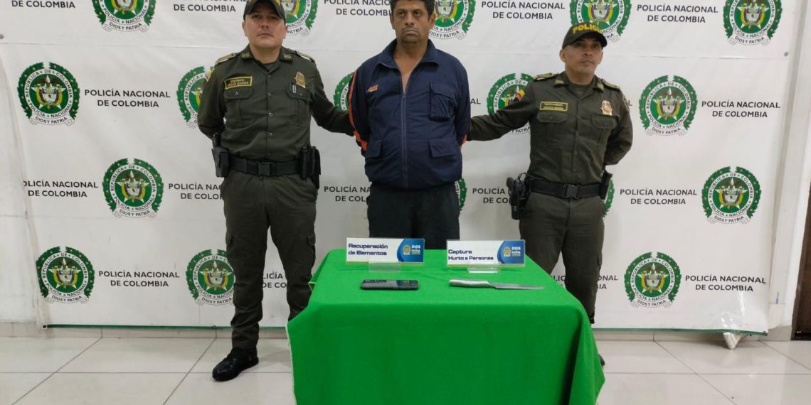 Luego de robar a una paisana ciudadano venezolano fue capturado por la Policía