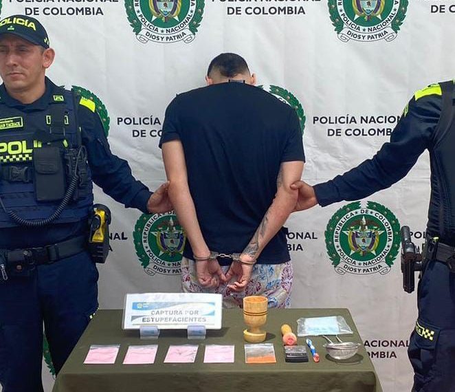 Atraparon a la “Pantera Rosa”, en Floridablanca; reconocido expendedor de estupefacientes