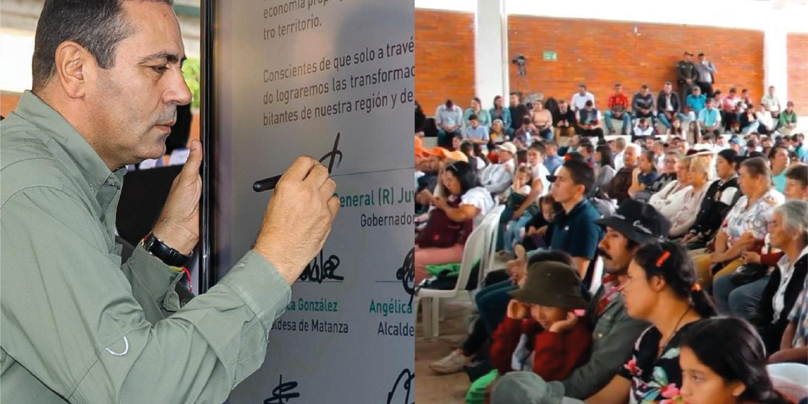 En Brigada cívico social de Unión Unificada gobernador de Santander se comprometió con trabajar para legalizar a mineros de Soto-Norte