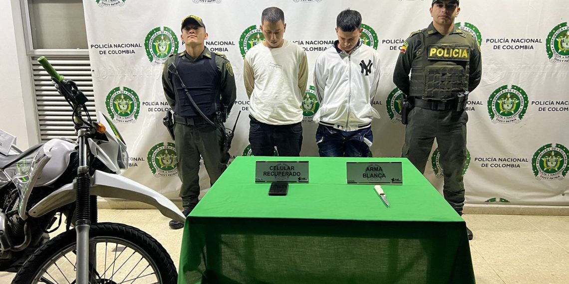 Reconocidos motoladrones que tenían azotado el sector de Provenza, fueron capturados por la policía