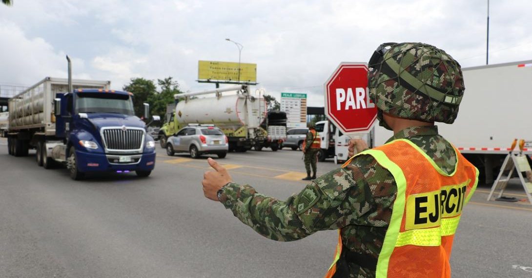 Con 20 puntos ejército garantiza plan retorno en carreteras del Nororiente en culminación del puente de San Pedro