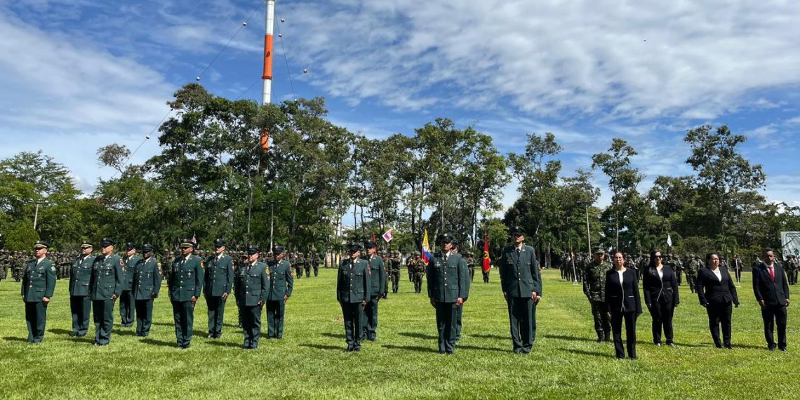 En Bucaramanga, los soldados celebraron 214 años del Ejército Nacional y 205 años de la Batalla de Boyacá