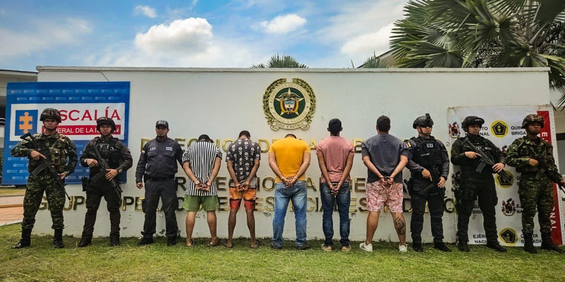 Capturados cinco presuntos delincuentes dedicados al hurto de elementos de hidrocarburos en Barrancabermeja