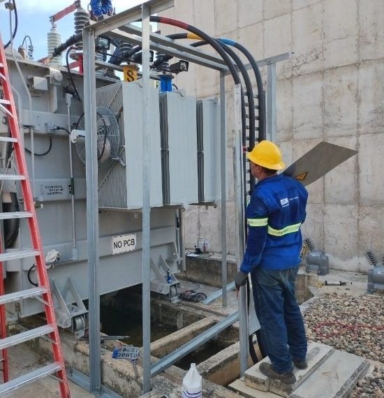 ESSA avanza en el mantenimiento y remodelación de la Subestación Palos
