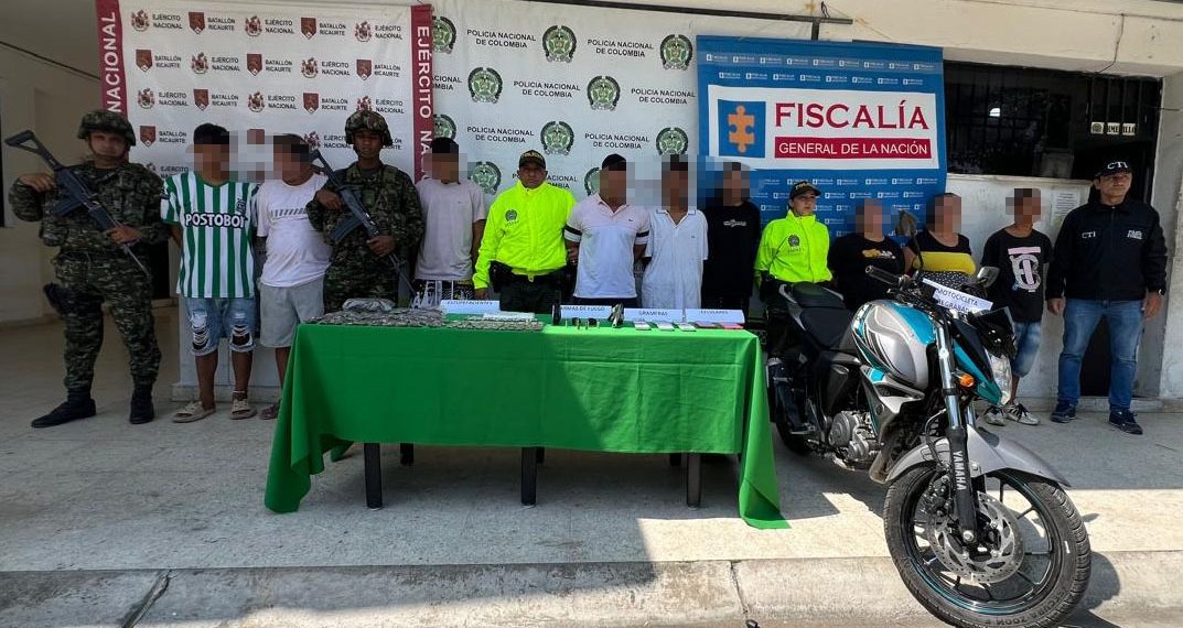 Con nueve capturas, afectado grupo de delincuencia común organizado Los Cancheros, en San Alberto, Cesar