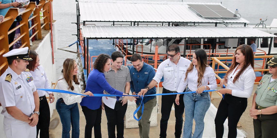 En Barrancabermeja se dio reapertura del Terminal Fluvial Yuma y la inauguración del Muelle Flotante Cacique Pipatón