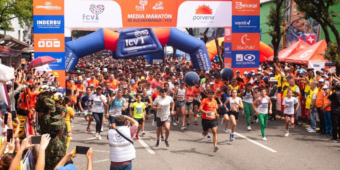 Atentos: la movilidad el sábado y domingo se verá afectada por la Media Maratón Bucaramanga FCV