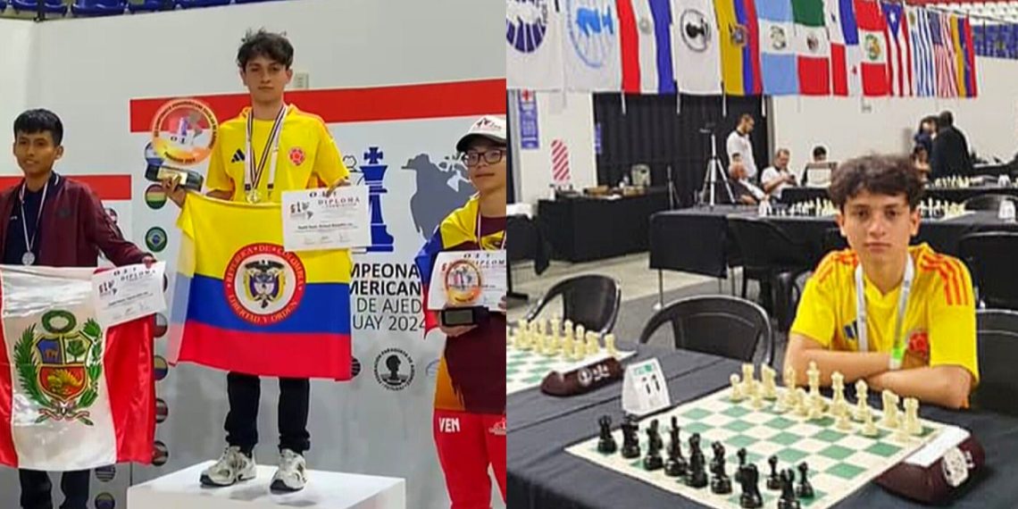 El santandereano Richard Alejandro Rueda, se coronó Campeón Panamericano Escolar de Ajedrez