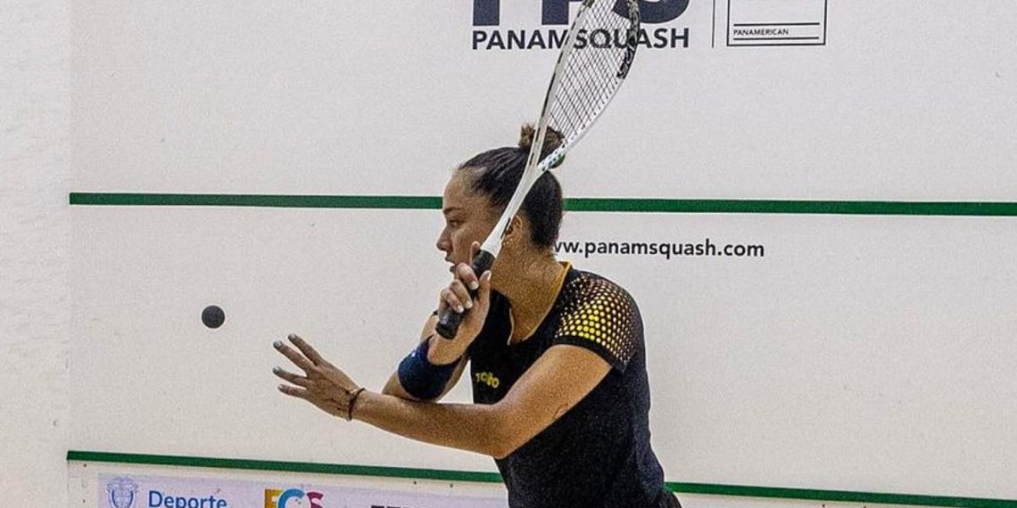 Santander tiene a la número uno de Colombia y ahora Campeona Panamericana de Squash, Lucía Bautista