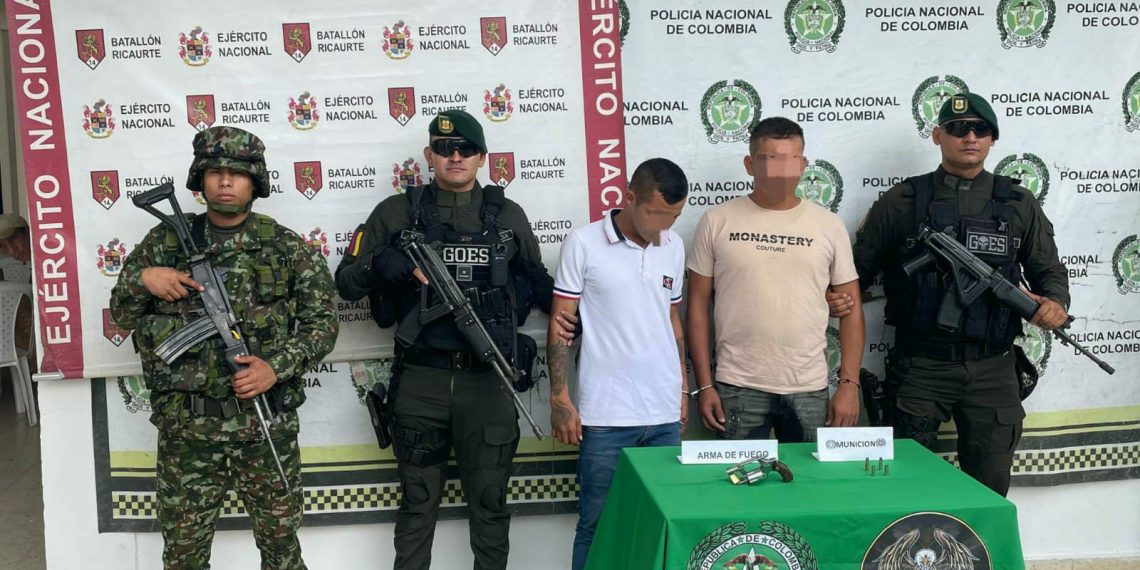 En Aguachica, cayeron integrantes de red de apoyo del ELN encargados de acciones terroristas contra la Fuerza Pública