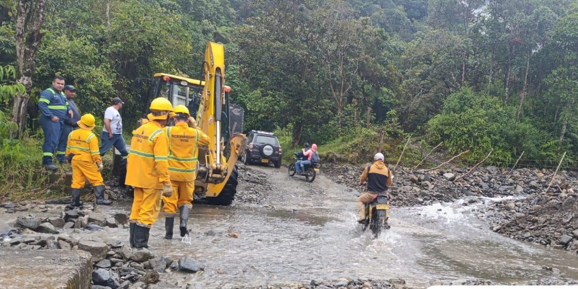 INVÍAS atiende emergencias ocasionadas por las lluvias en los principales corredores del país