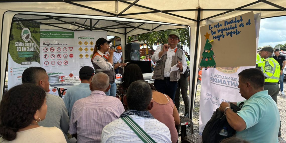 Autopista Magdalena Medio y Autopista del Río Grande presentan la campaña «Celebra seguro esta Navidad”