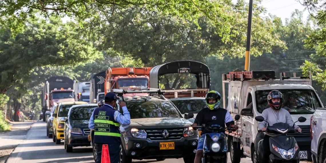 En Girón, la ANSV lanzó el Plan Navidad ¡Cuida la vida, respeta las normas de tránsito!