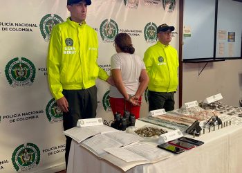 En Bucaramanga, la Policía Nacional capturó a «Lucrecia», dedicada al negocio del microtráfico