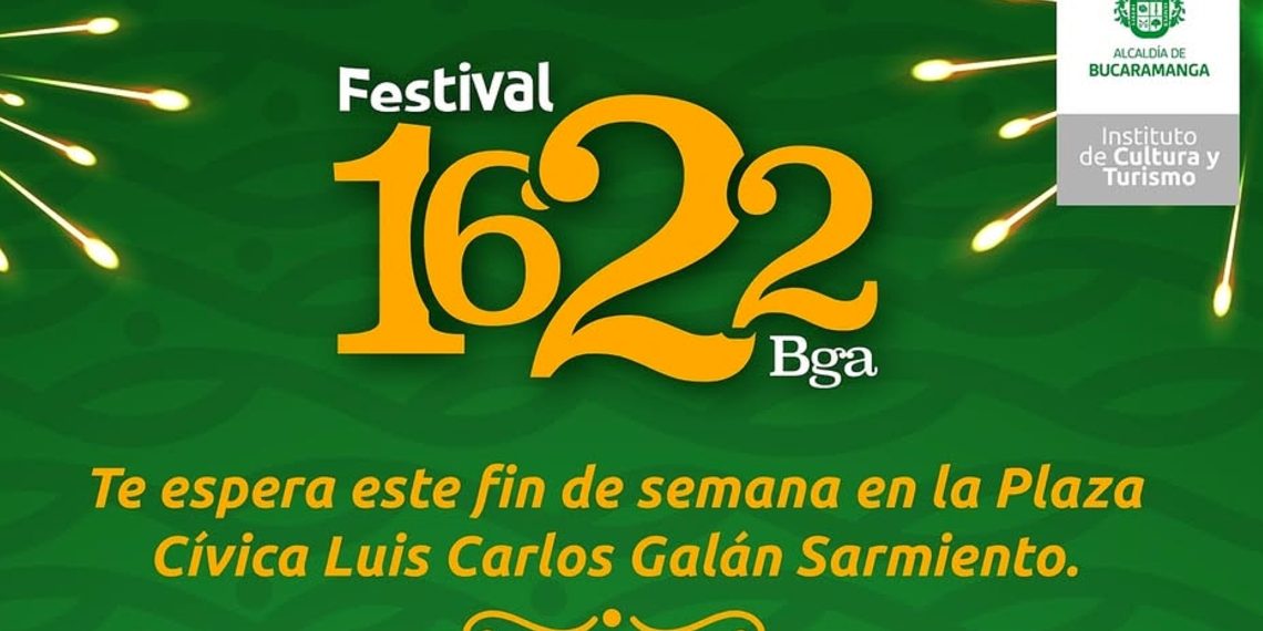 A partir de hoy, Bucaramanga se viste de gala para celebrar su cumpleaños 402