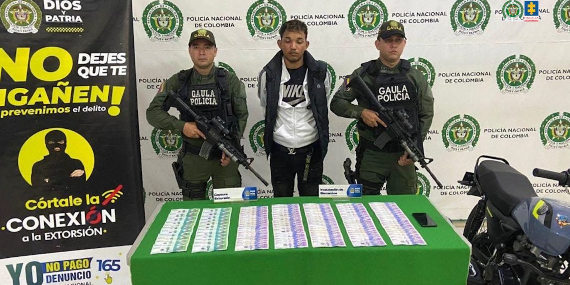 A la cárcel fue enviado presunto extorsionista que le exigía a un comerciante de Bucaramanga $50 millones de pesos