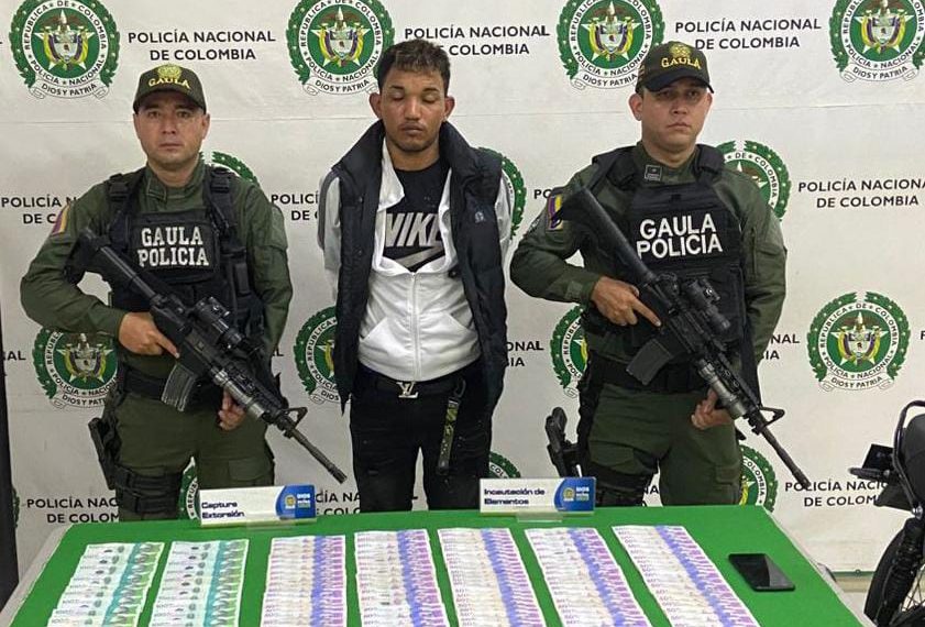En Bucaramanga cayó alias” Karico” ciudadano extranjero dedicado al delito de extorsión a comerciantes de la ciudad