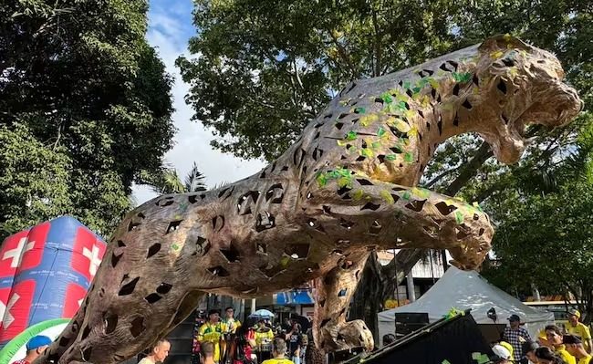 La Fortaleza Leoparda Sur asume el cuidado del monumento Leopardo