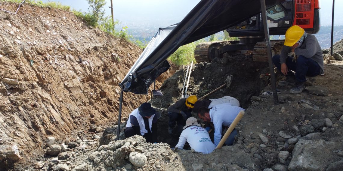 La unidad de búsqueda y la JEP encontraron dos nuevos cuerpos en La Escombrera de Medellín