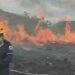 Bomberos de Floridablanca atiende incendio forestal en Valle de Ruitoque
