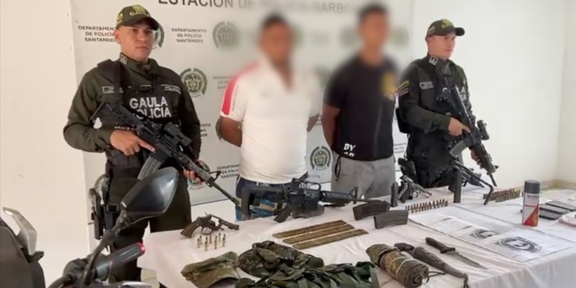 Capturados responsables de panfletos amenazantes en el Sur de Santander