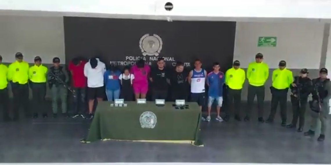 En Operación “Alfa” Policía Nacional capturó a 17 hombres del frente urbano del ELN en el Nororiente de Colombia