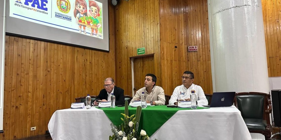 Santander continúa impulsado Programa de Alimentación Escolar para beneficio de 121 mil estudiantes