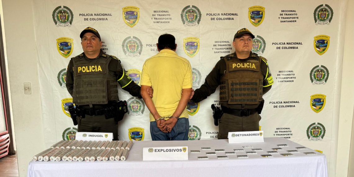 Policía Nacional logra la incautación de material explosivo en carreteras de Santander