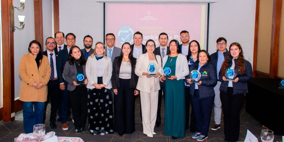 MinComercio premió a empresas del top 3 del ranking de pago en Plazos Justos 2024