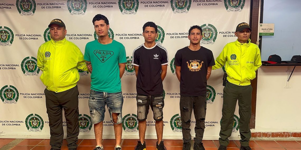 Policía captura a tres sicarios del Grupo Delincuencial Común Organizado (GDCO) “Los del Sur”