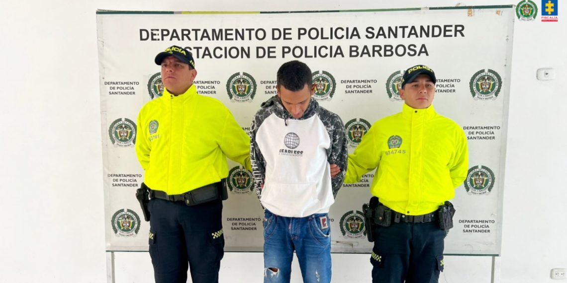 Aseguran en prisión a presunto responsable del homicidio de un joven en Barbosa, Santander