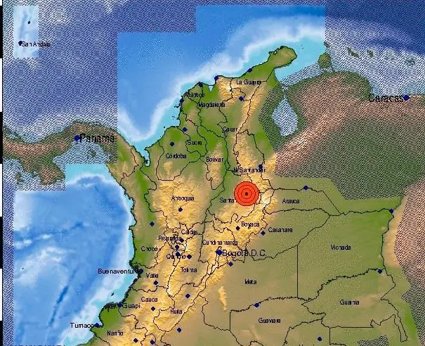 Fuerte sismo sacudió a Santander en la madrugada del 11 de mayo