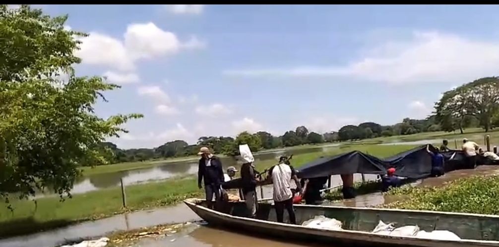 Autoridades evalúan riesgo de desbordamiento del río Magdalena en Puerto Wilches