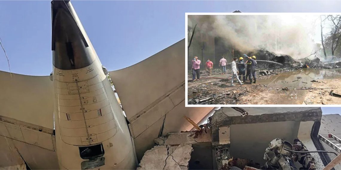 Impactante tragedia aérea sacude a la India desencadenando una intensa operación de rescate