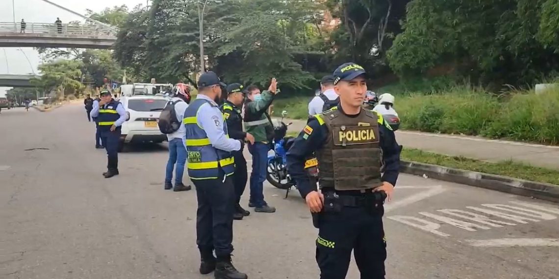 Controles viales en Floridablanca para garantizar movilidad segura