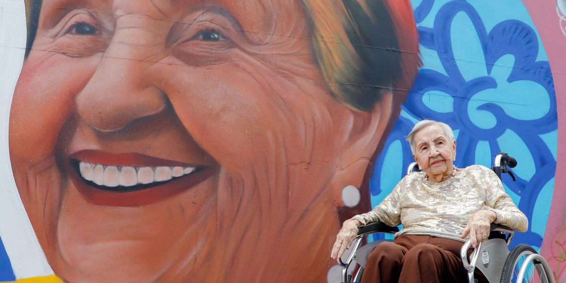 Colores de la Cuesta: el mural que honra un siglo de vida y legado de doña Cecilia Suárez de Hernández