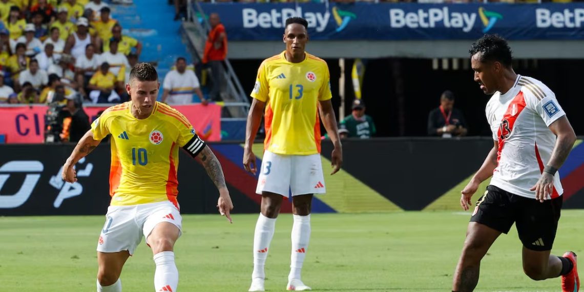 Colombia empata con Perú y complica su clasificación al Mundial 2026