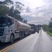 Volqueteros levantan protesta en La Lizama tras acuerdo con empresa contratista