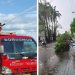 Emergencia por tormentas eléctricas y fuertes vientos en Santander