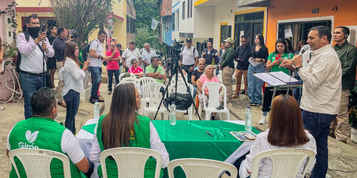 ¡Obras que transforman! Gobernación de Santander entrega mejoras en acueducto y alcantarillado para más de 3.000 habitantes de Girón