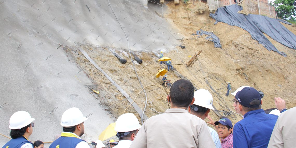 Obra de protección en Asomiflor devuelve la tranquilidad a una comunidad que vivía en riesgo constante