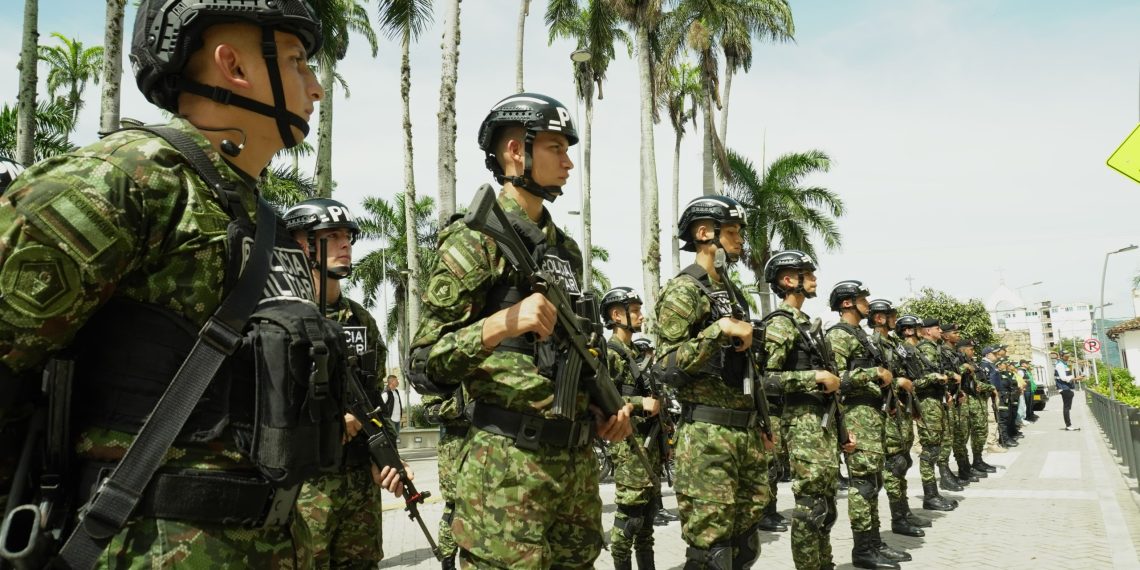 Ejército Nacional refuerza la seguridad en Bucaramanga con despliegue de Policía Militar