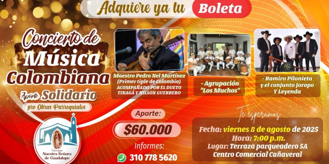 Gran Concierto de Música Colombiana en Bucaramanga