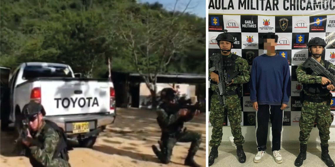 Ejército Nacional y CTI rescatan víctima de secuestro exprés bajo modalidad de falso servicio en Lebrija, Santander