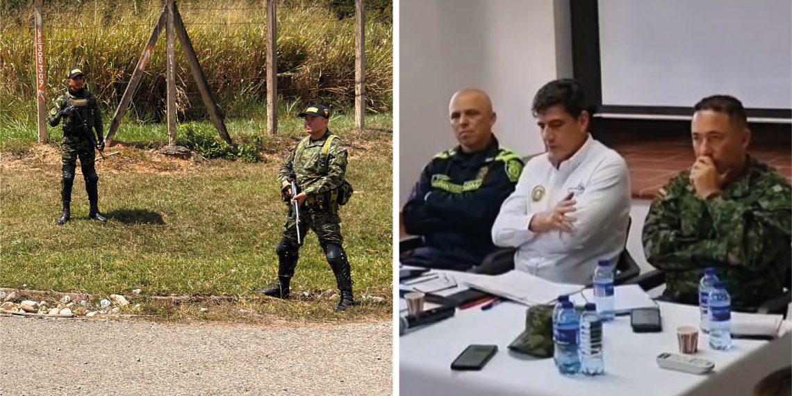 Ejército refuerza presencia en Piedecuesta tras aparición de símbolos del ELN y homicidio en Coromoro