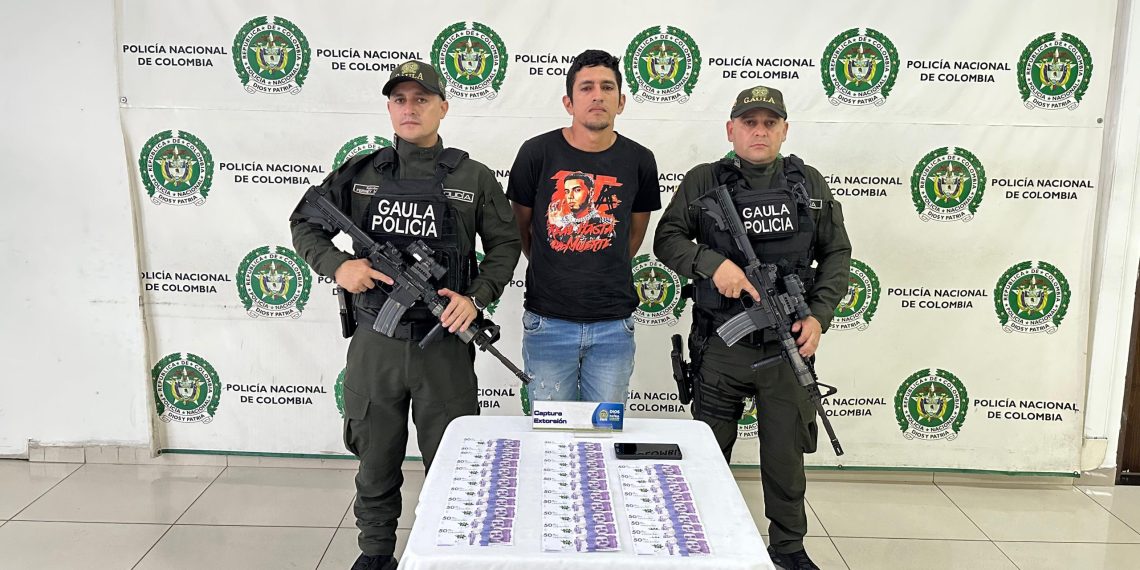 Extorsión en Floridablanca: víctima denunció a tiempo y permitió captura de alias ‘Jerson’
