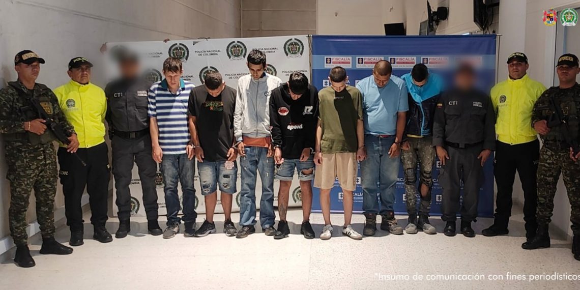 Ocho personas enviadas a prisión por presunto narcomenudeo en parque Manuela Beltrán de Bucaramanga