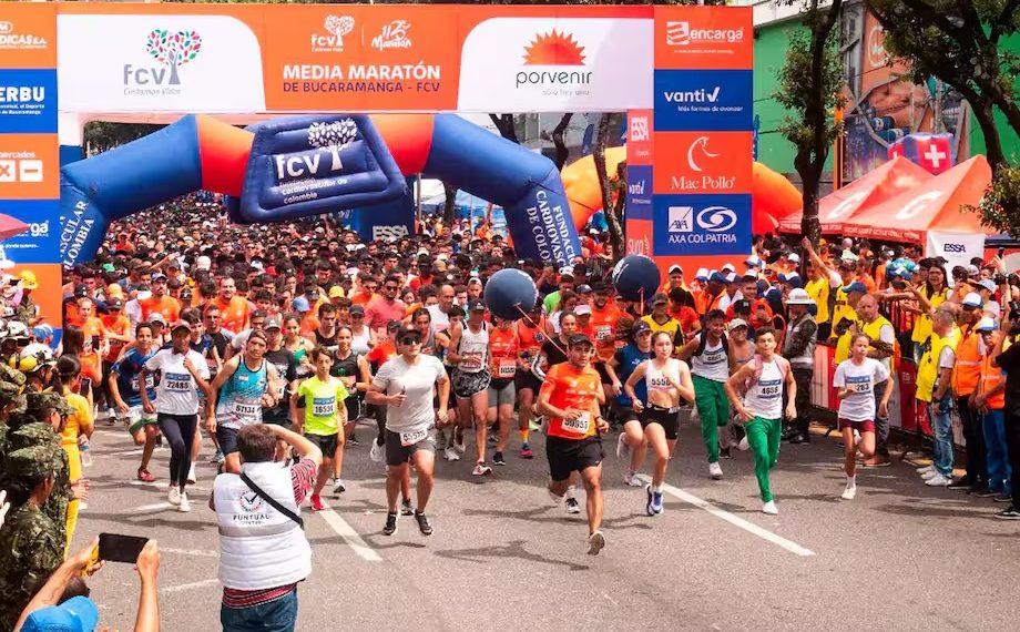 Bucaramanga vibra con su Media Maratón 2025: deporte, solidaridad y cierres viales