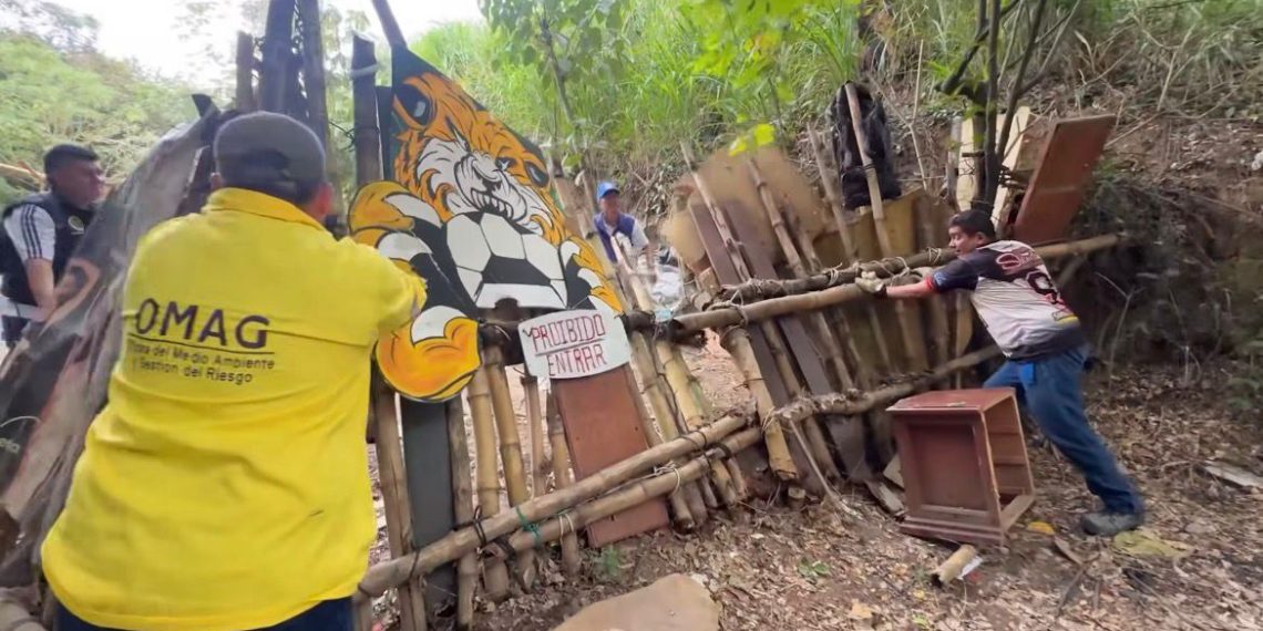 «Construir en zona protegida no solo es ilegal… también peligroso»